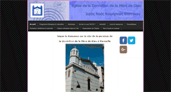 Desktop Screenshot of eglise-dormition-marseille.org